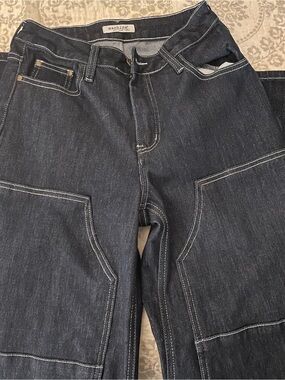 Machine Women's Dark Indigo Wide Leg Jeans